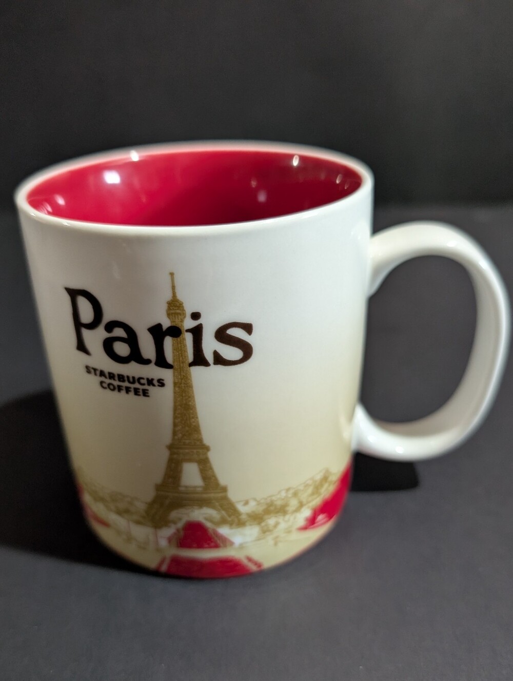 Starbucks Paris France Eiffel Tower Coffee Mug Collector Series 16 oz  2010